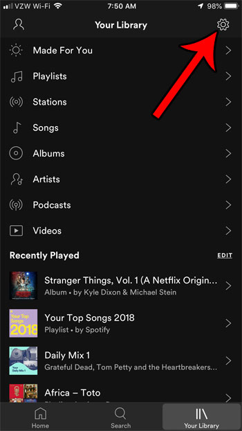 Spotify delete cache effects